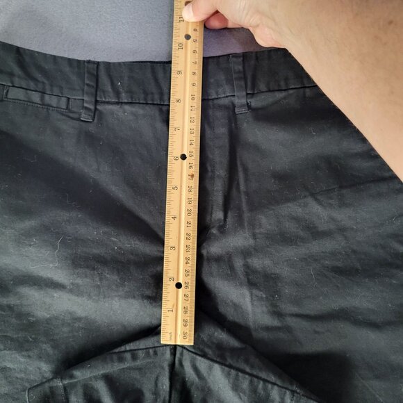 a new day Womens SZ 4 Stretch Black Flat Front Chino Shorts Target - Picture 4 of 8